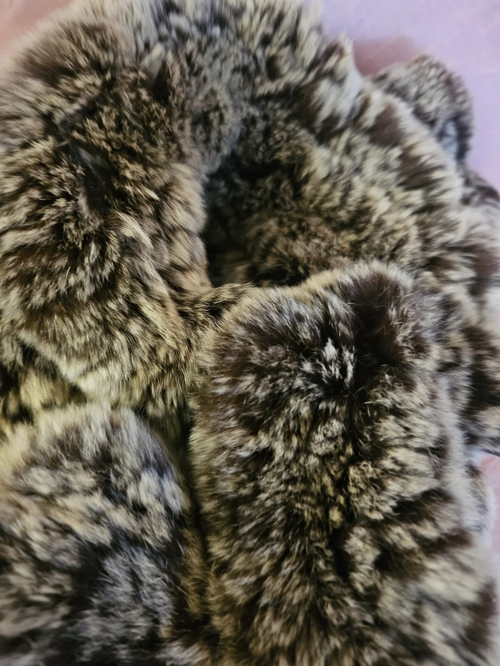 Genuine Real Rabbit Fur Women's Scarf Super Soft Beautiful Condition